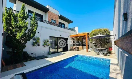 Casa de Condomínio para venda em Jardim Imperador de 348.00m² com 3 Quartos, 3 Suites e 4 Garagens