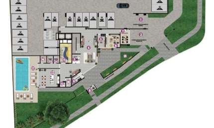 Apartamento para venda em Centro de 59.00m² com 2 Quartos, 1 Suite e 1 Garagem