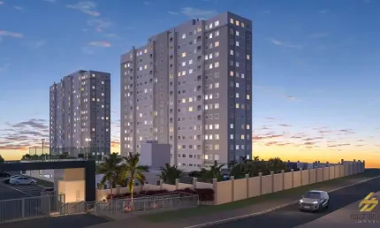 Apartamento para venda em Novo Mundo de 36.00m² com 2 Quartos e 1 Garagem