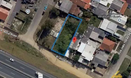 Terreno à venda na Rua Atílio Pioto, 5541, Uberaba, Curitiba