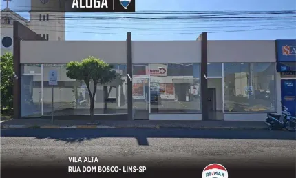 Sala comercial para alugar na Rua Dom Bosco, 122, Vila Alta, Lins