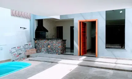 Casa para venda em Residencial Nova Água Branca Ii de 127.00m² com 3 Quartos, 1 Suite e 2 Garagens
