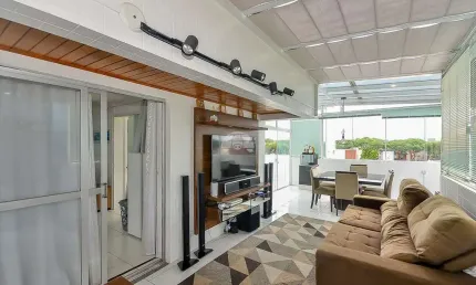 Cobertura para venda em Jardim Botânico de 135.00m² com 3 Quartos e 2 Garagens