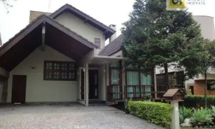 Casa de Condomínio para venda em Aldeia Da Serra de 310.00m² com 4 Quartos, 3 Suites e 2 Garagens