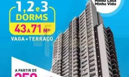 Apartamento para venda em Votupoca de 71.00m² com 3 Quartos, 1 Suite e 2 Garagens