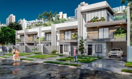Sobrado para venda em Alto Tarumã de 130.00m² com 3 Quartos, 1 Suite e 2 Garagens