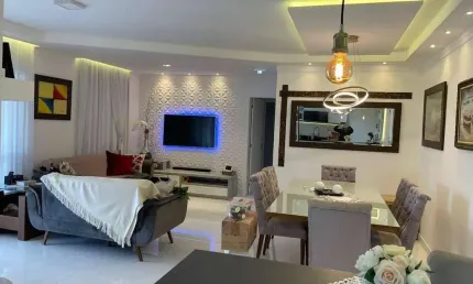 Apartamento para alugar em Jardim Marica de 124.00m² com 3 Quartos, 3 Suites e 2 Garagens