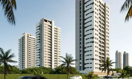 Apartamento para venda em Além Ponte de 91.00m² com 3 Quartos, 1 Suite e 2 Garagens