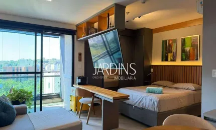 Flat para venda em Jardim Botânico de 45.00m² com 1 Quarto, 1 Suite e 1 Garagem