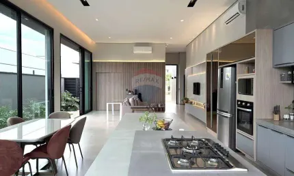 Casa de condomínio para venda em residencial e empresarial alphaville de 236.00m² com 3 quartos e 2 suites