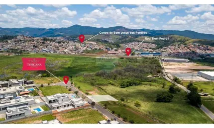 Terreno para venda em Bom Jesus dos Perdões de 736.00m²