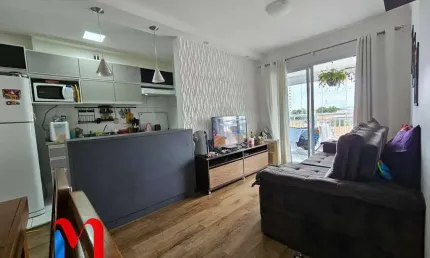 Apartamento para venda em campestre de 72.00m² com 3 quartos, 1 suite e 2 garagens