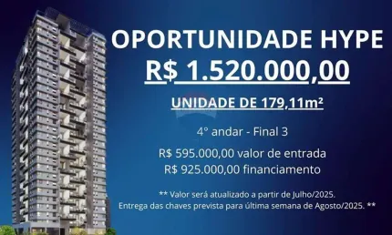 Apartamento para venda em Jardim Botânico de 179.11m² com 4 Quartos, 4 Suites e 3 Garagens