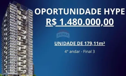 Apartamento para venda em jardim botânico de 179.11m² com 4 quartos, 4 suites e 3 garagens