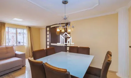 Sobrado para venda em santa felicidade de 172.00m² com 3 quartos, 1 suite e 2 garagens