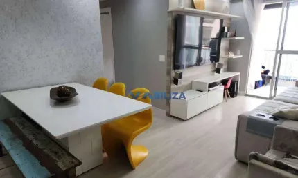 Apartamento para venda em picanco de 76.00m² com 3 quartos, 1 suite e 1 garagem