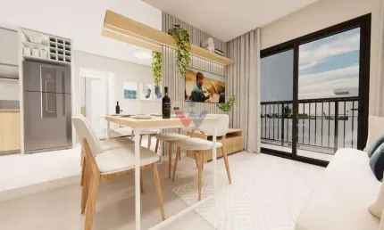 Apartamento para venda em Loteamento Bieda de 43.00m² com 2 Quartos