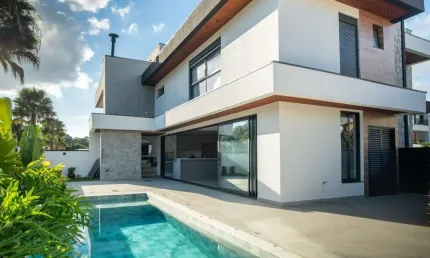 Casa de condomínio para venda em loteamento reserva ermida de 262.00m² com 4 quartos, 3 suites e 4 garagens