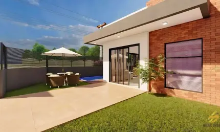 Casa para venda em Guaratuba de 55.00m² com 2 Quartos, 1 Suite e 1 Garagem