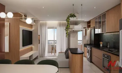 Apartamento para venda em Vila Redentora de 63.00m² com 2 Quartos, 1 Suite e 1 Garagem