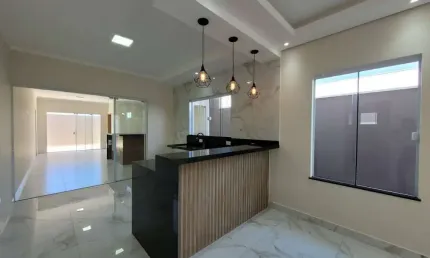 Casa para venda em residencial lívia de 156.00m² com 3 quartos, 1 suite e 2 garagens