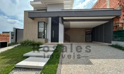 Casa para venda em santorini residencial club de 216.00m² com 3 quartos, 3 suites e 4 garagens