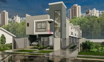 Sobrado para venda em Uberaba de 122.00m² com 1 Quarto
