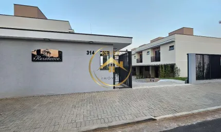 Casa de condomínio para venda em chácara primavera de 122.00m² com 3 quartos, 3 suites e 2 garagens
