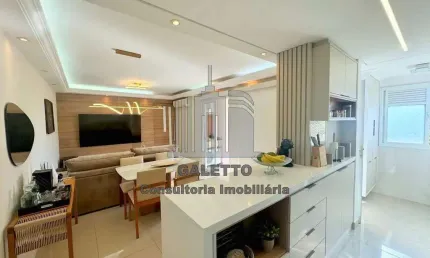 Apartamento para venda em Jardim São Vicente de 77.00m² com 3 Quartos e 1 Suite
