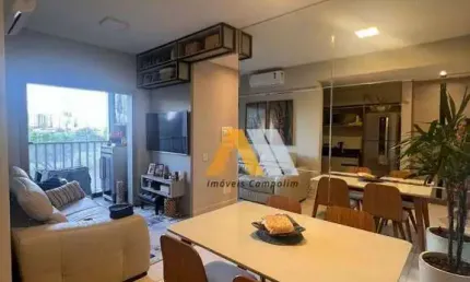 Apartamento para venda em condomínio fit campolim de 55.00m² com 2 quartos, 1 suite e 1 garagem