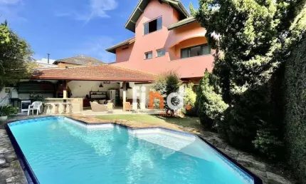Casa de condomínio para venda em são paulo ll - granja viana de 407.00m² com 4 quartos, 4 suites e 6 garagens