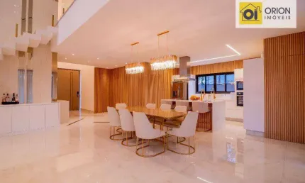 Casa de condomínio para venda em residencial morada dos lagos de 506.00m² com 4 quartos, 4 suites e 3 garagens
