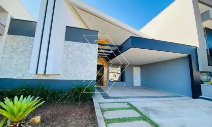 Casa de condomínio para venda e aluguel em residencial villa flora aquarius de 300.00m² com 3 quartos, 3 suites e 4 garagens