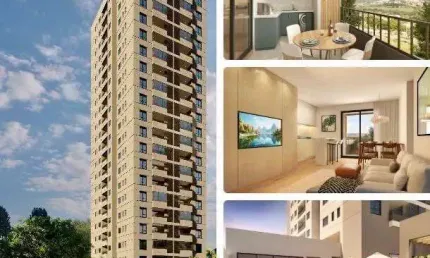 Apartamento para venda em vila do golf de 65.00m² com 2 quartos, 2 suites e 1 garagem