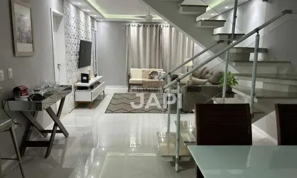 Casa de condomínio para venda em loteamento villaggio di san francisco de 162.00m² com 3 quartos, 1 suite e 3 garagens