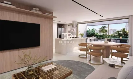 Cobertura para venda em Ipanema de 130.00m² com 1 Quarto e 1 Suite