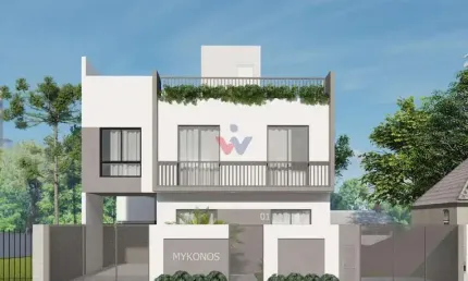 Sobrado para venda em xaxim de 100.00m² com 3 quartos e 1 suite
