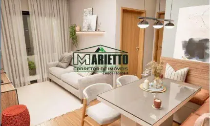 Apartamento para venda em parque campolim de 57.00m² com 2 quartos, 1 suite e 1 garagem