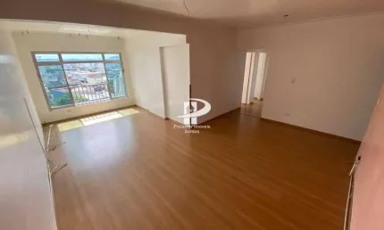 Apartamento para venda em vila matias de 107.00m² com 3 quartos e 1 garagem