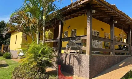 Chácara para venda em chácaras alvorada de 1350.00m² com 4 quartos, 2 suites e 10 garagens