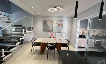 Casa de condomínio para venda em jardim celeste de 163.00m² com 3 quartos, 1 suite e 2 garagens