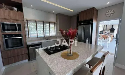 Casa de condomínio para venda em condomínio vivendas do japi de 311.00m² com 3 quartos, 3 suites e 4 garagens