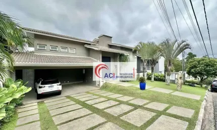 Casa de condomínio para venda em parque das artes de 463.00m² com 4 quartos, 4 suites e 6 garagens