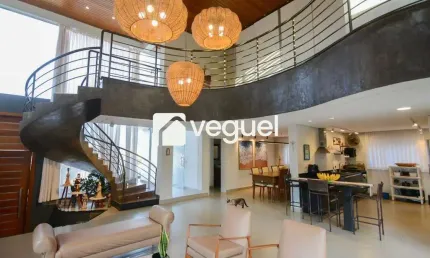 Casa de condomínio para alugar em residencial e empresarial alphaville de 332.00m² com 5 quartos e 5 suites