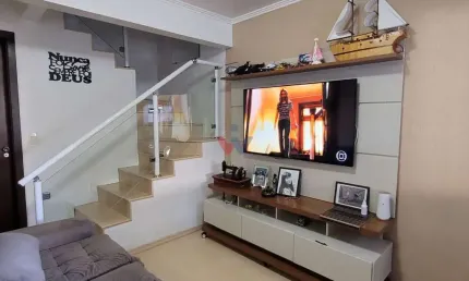 Sobrado para venda em santa cândida de 86.00m² com 3 quartos e 2 garagens