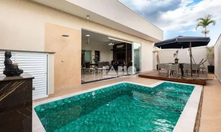 Casa de condomínio para venda em condomínio residencial recanto do lago de 243.00m² com 3 quartos, 3 suites e 4 garagens