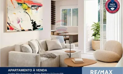 Apartamento para venda em Jardim São Francisco de 62.93m² com 3 Quartos e 1 Suite