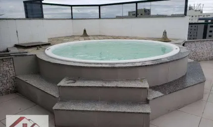 Cobertura para venda em Vila Assunção de 370.00m² com 3 Quartos e 3 Suites