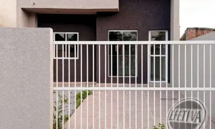 Casa para venda em matinhos de 55.00m² com 3 quartos, 1 suite e 1 garagem