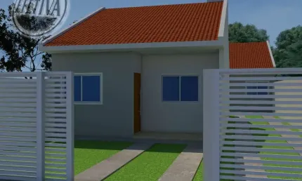 Casa para venda em Matinhos de 56.00m² com 2 Quartos e 3 Garagens